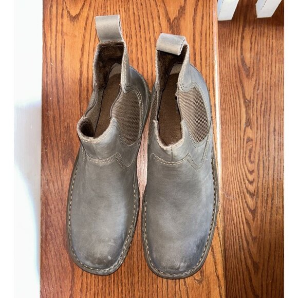 NEW Born Men's Hemlock Leather Boots Size 9.5 Brown Pull On Casual Fall Winter - Picture 7 of 13